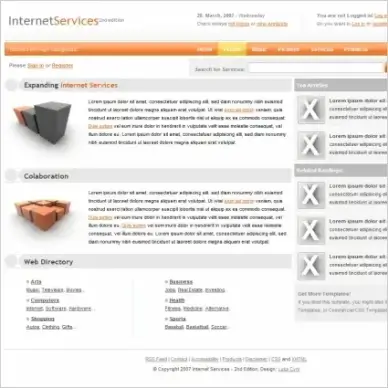 Internet Services v2 Template