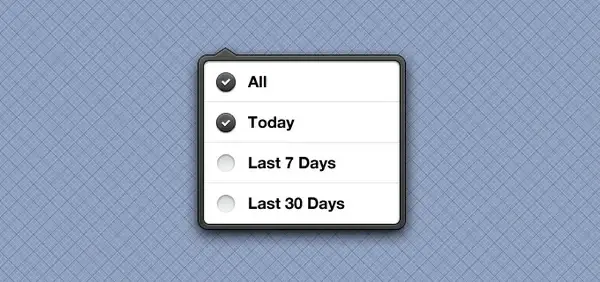 iOS Style Popover
