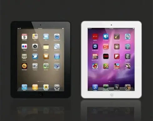 iPad 2 PSD Template