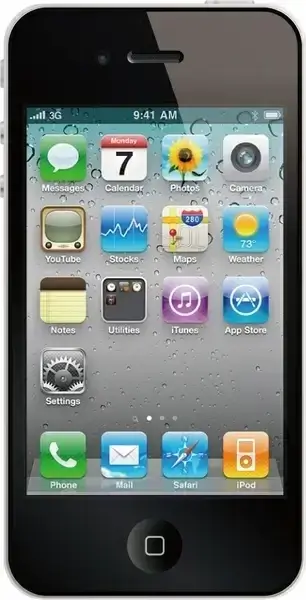 smartphone advertising banner closeup realistic modern design