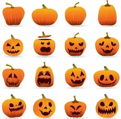 Jack O Lantern set