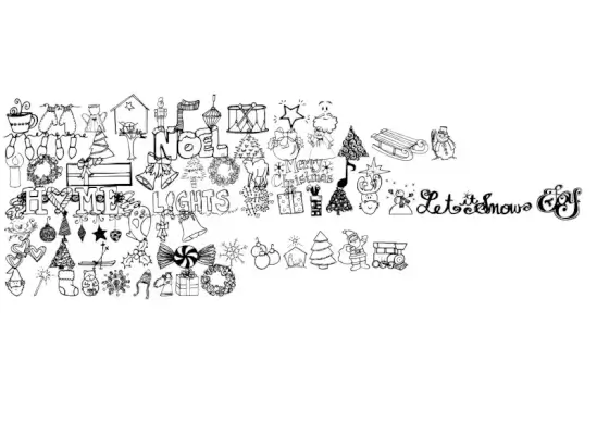 Janda Christmas Doodles