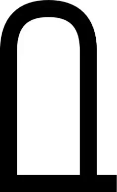 Japanese Map Symbol Monument clip art