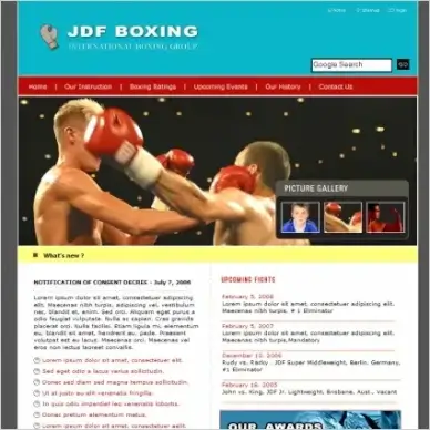JDF Boxing Template