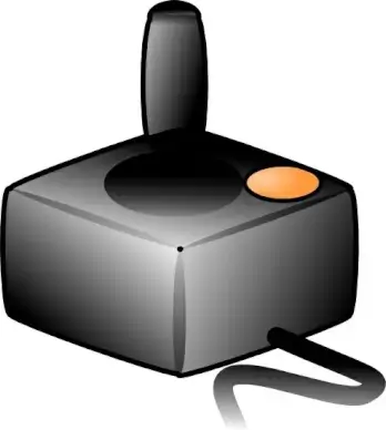 Joystick Atari Style clip art