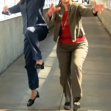 jumping for joy