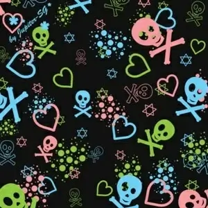 Kawaii skull brushes 