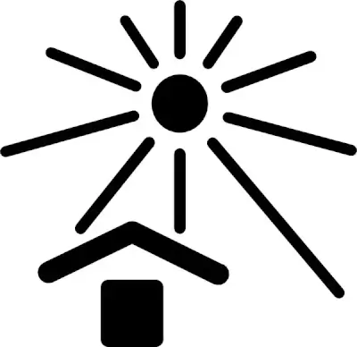 Keep Out Of Sunlight Sign clip art