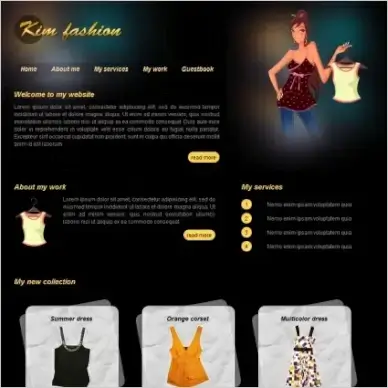 Kim Fashion Template