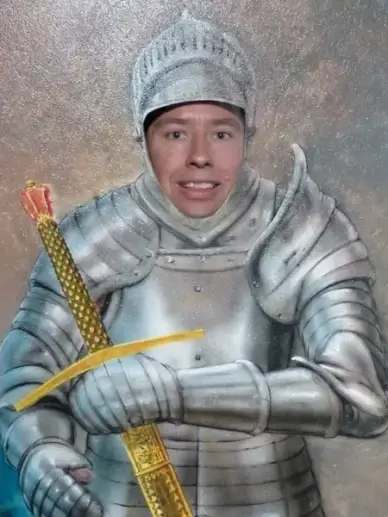 knight armor sword