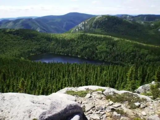 lake on a mountain