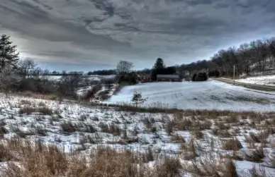 landscape on the trail on the ice age trail wisconsin