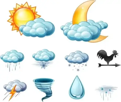 Large Weather Icons icons pack