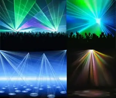 laser display background