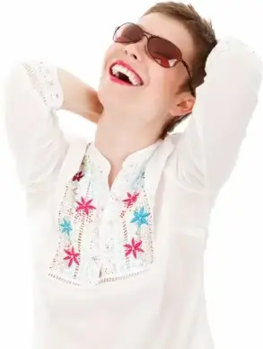 laughing young woman