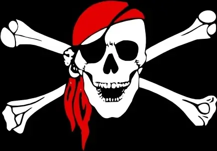 Laurent Drapeau Pirate clip art