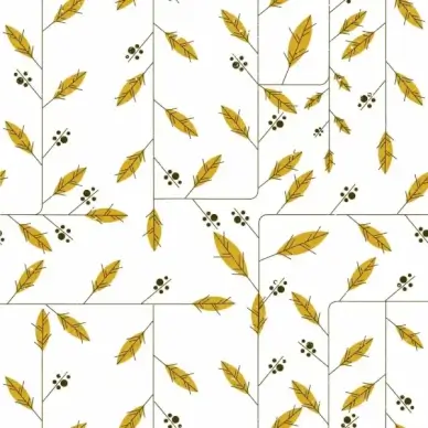 leaf background classical flat decor vertical horizontal design