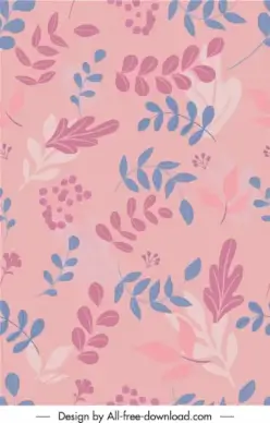 leaves pattern template elegant classical decor