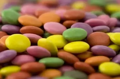 lentils smarties bonbons