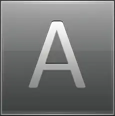 Letter A grey