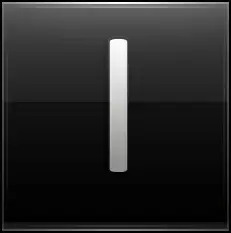 Letter I black