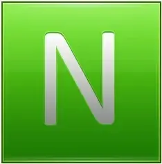 Letter N lg
