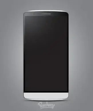 lg smartphone mockup realistic design