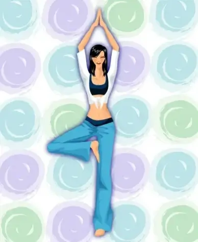 life movement beauty set1 vector