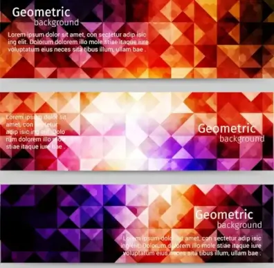 light abstract background header set