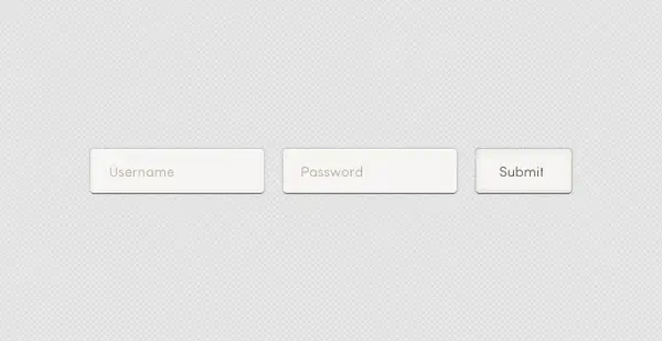 Light Login Form