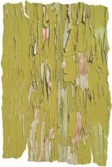 lime green peeling