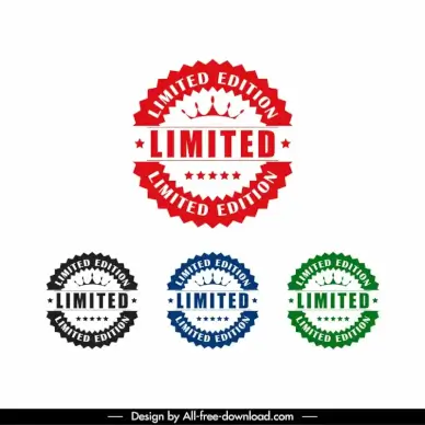 limited stamps collection elegant stars crown decor