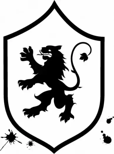 Lion shield