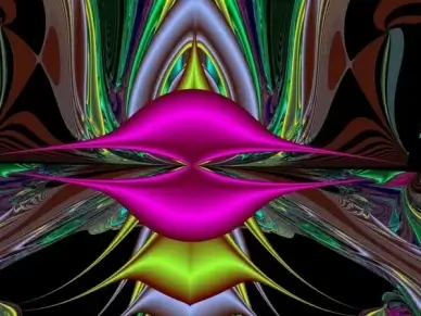 lips fractal pink