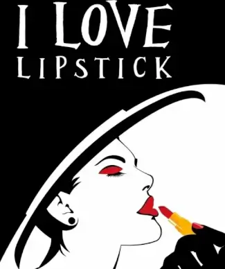 lipstick advertisement woman makeup face icon