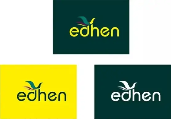 logo design sets bird symbol and word design