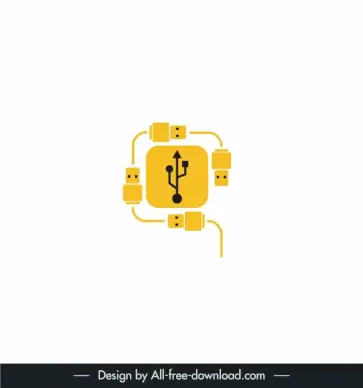 logo maptech electric accessories usb charger data cable template flat plug shapes combination sketch