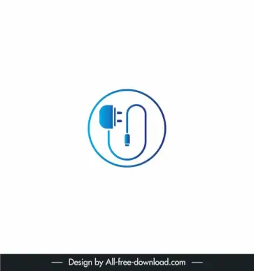 logo maptech template electric accessories usb charger data cable isolation sketch