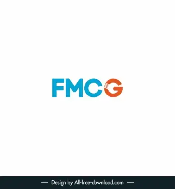 logo start fmcg product manufacturing unit and engineering fabrication units template elegant flat texts design