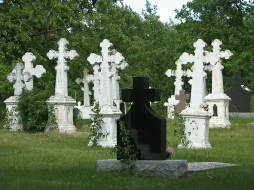 lone black cross