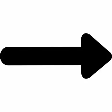 long arrow alt right flat black icon