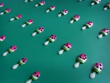 lots of watermelon nails
