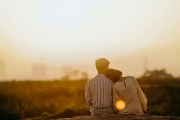 love couple picture romantic twilight scene
