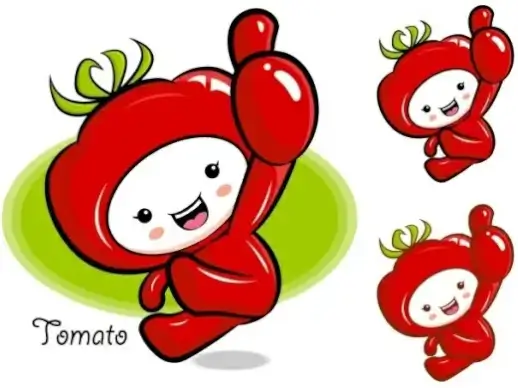 love the cartoon super fruits vector 8