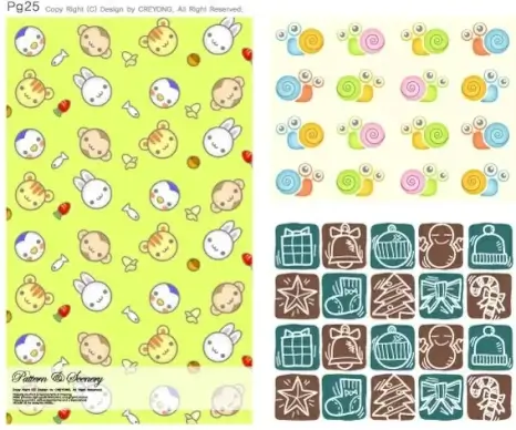 lovely background series vector 11