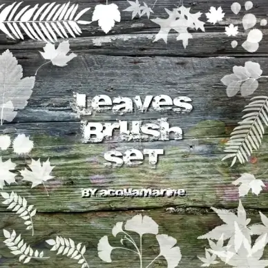 Lovely Leaves Brush Set