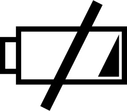 Low Battery Icon clip art