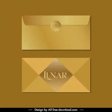 lucky money envelope template modern geometric decor