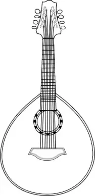 Lute clip art
