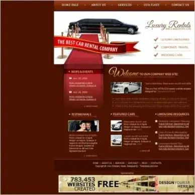 Luxury Car Rental Template
